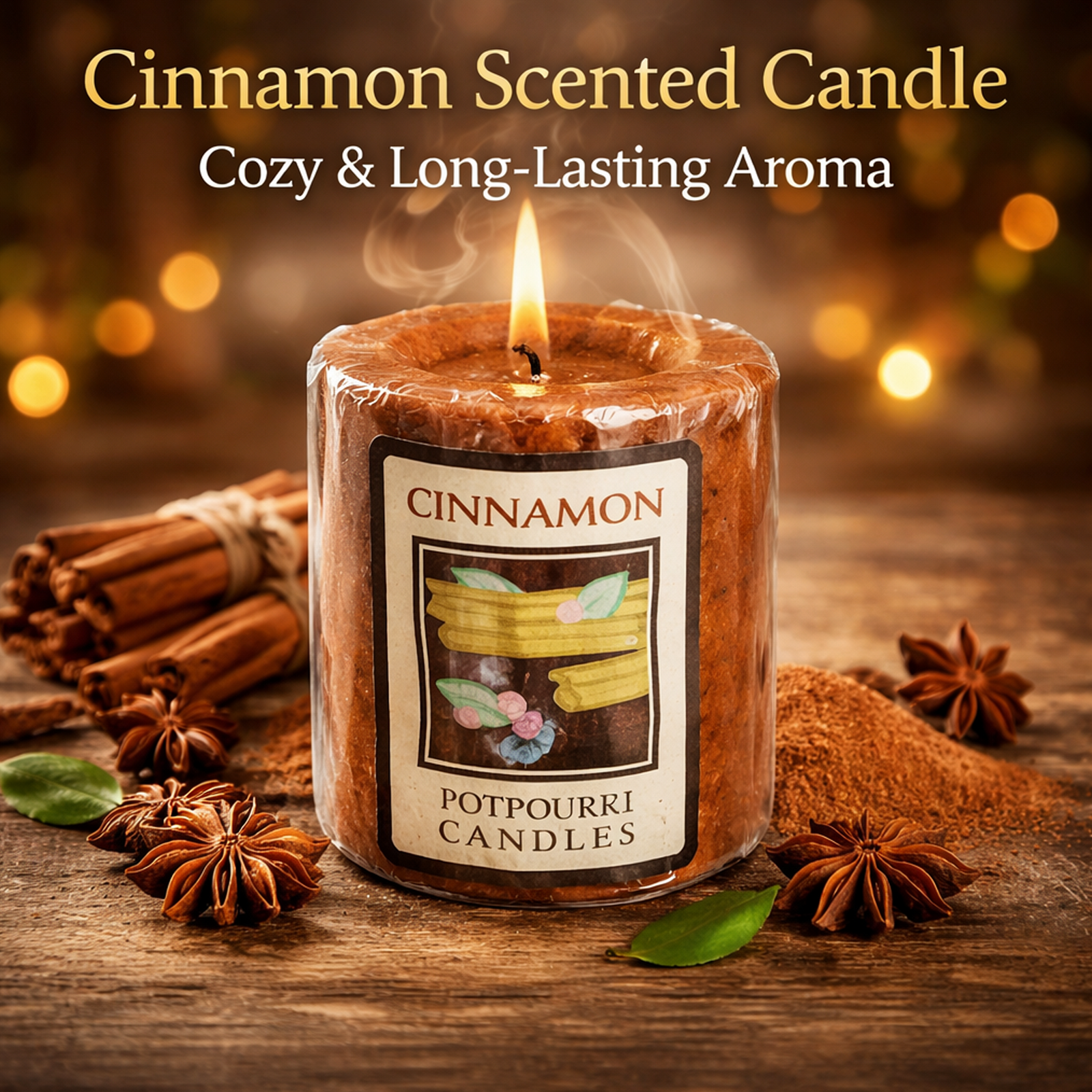 Cinnamon Scented Candle